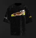 zenitsu acid wash oversized t-shirt 240gsm